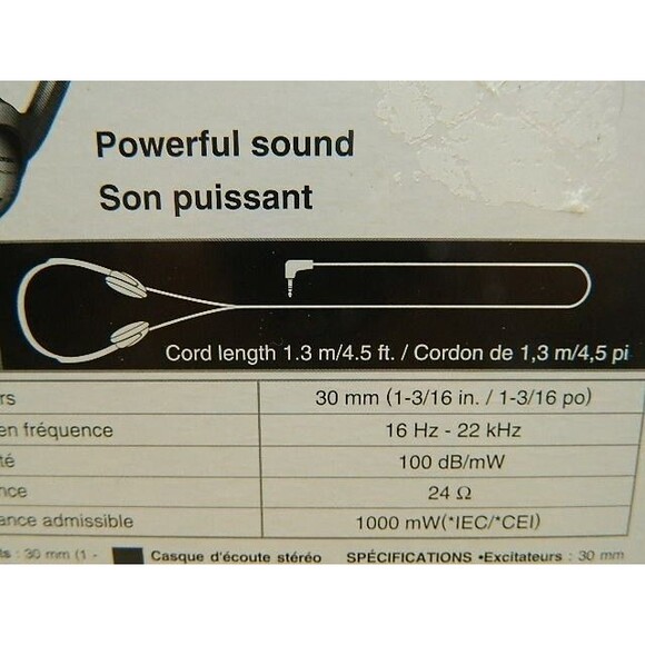 Panasonic NEW Comfort Fit RP-HT21 Stereo Headphones For iPod MP3 CD 3.5 mm Plug - Picture 9 of 10